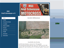 Tablet Screenshot of msc-gross-schwiesow.de
